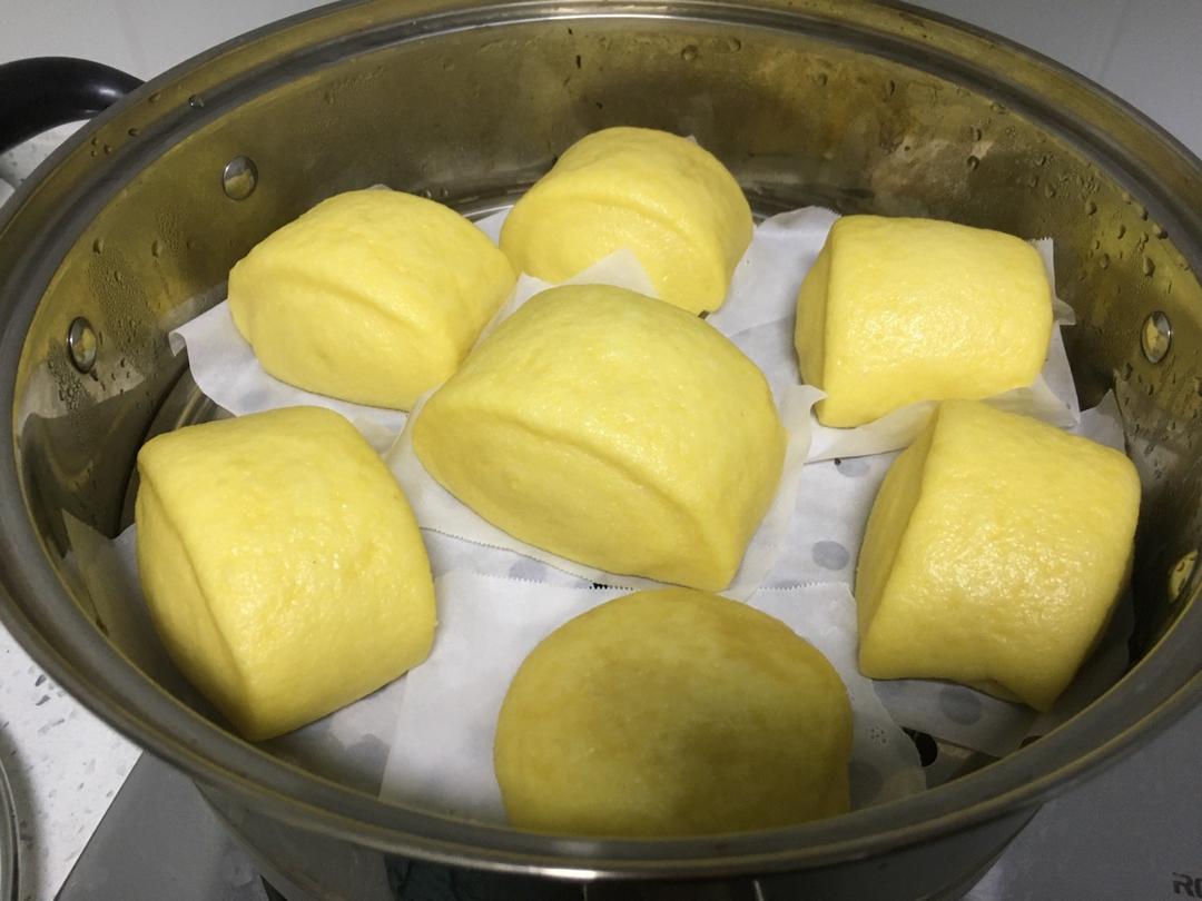 奶香玉米面馒头（一次发酵）