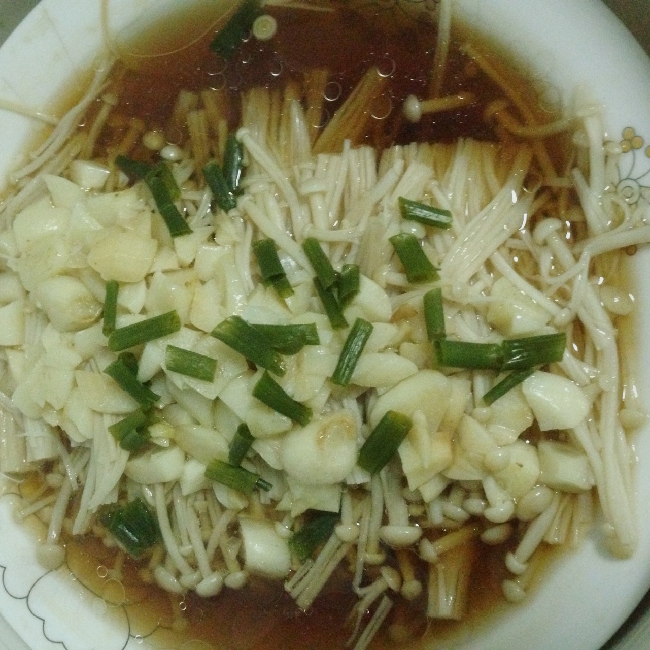 蒜蓉蒸金针菇