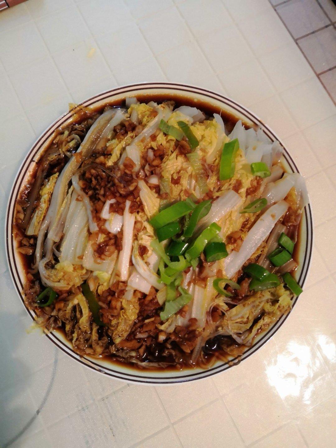 蒜蓉粉丝蒸娃娃菜