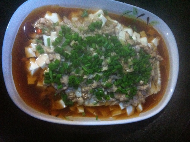 肉末蒸豆腐