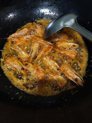 宝贝最爱吃🌸一虾三吃之黄金蝴蝶虾&虾油&香酥虾头的做法 步骤13