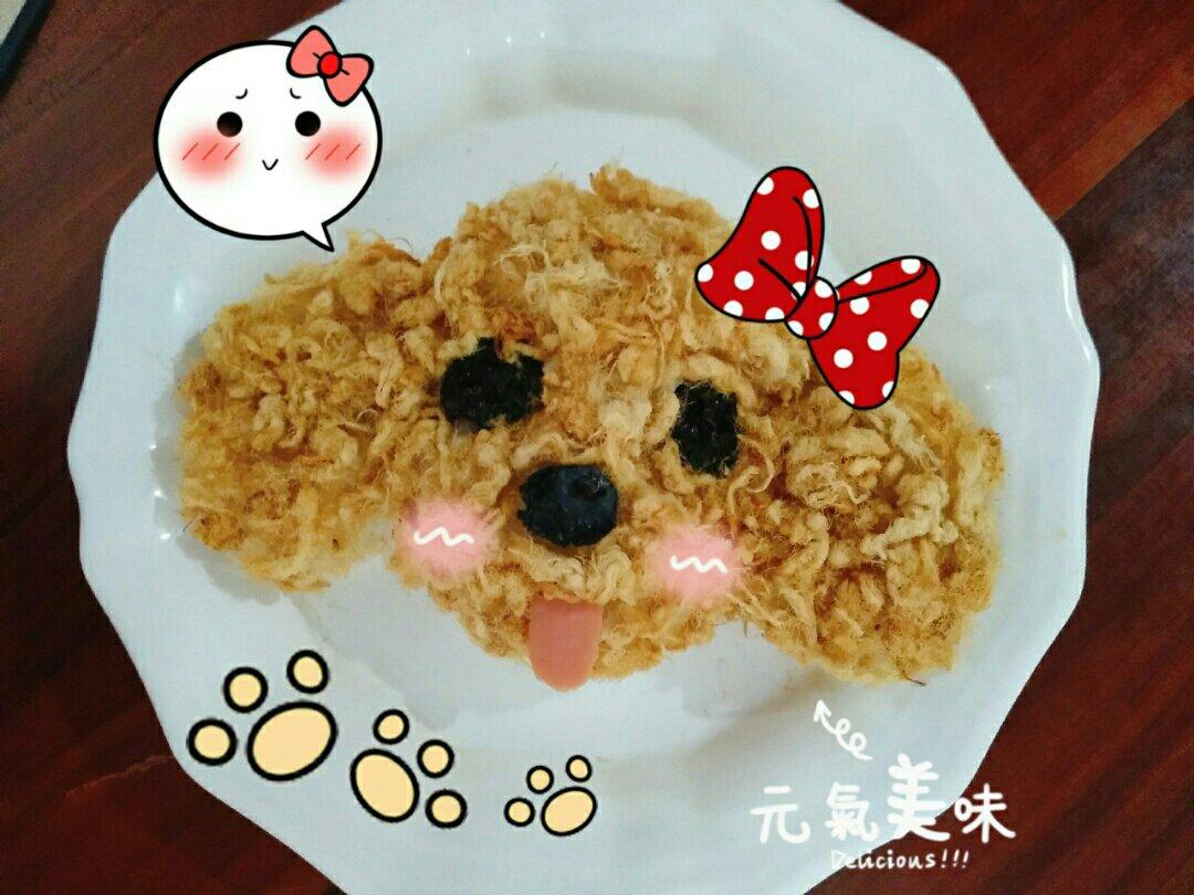 哄娃人气早餐【咸蛋黄肉松饭团】泰迪版-每天都是六一节