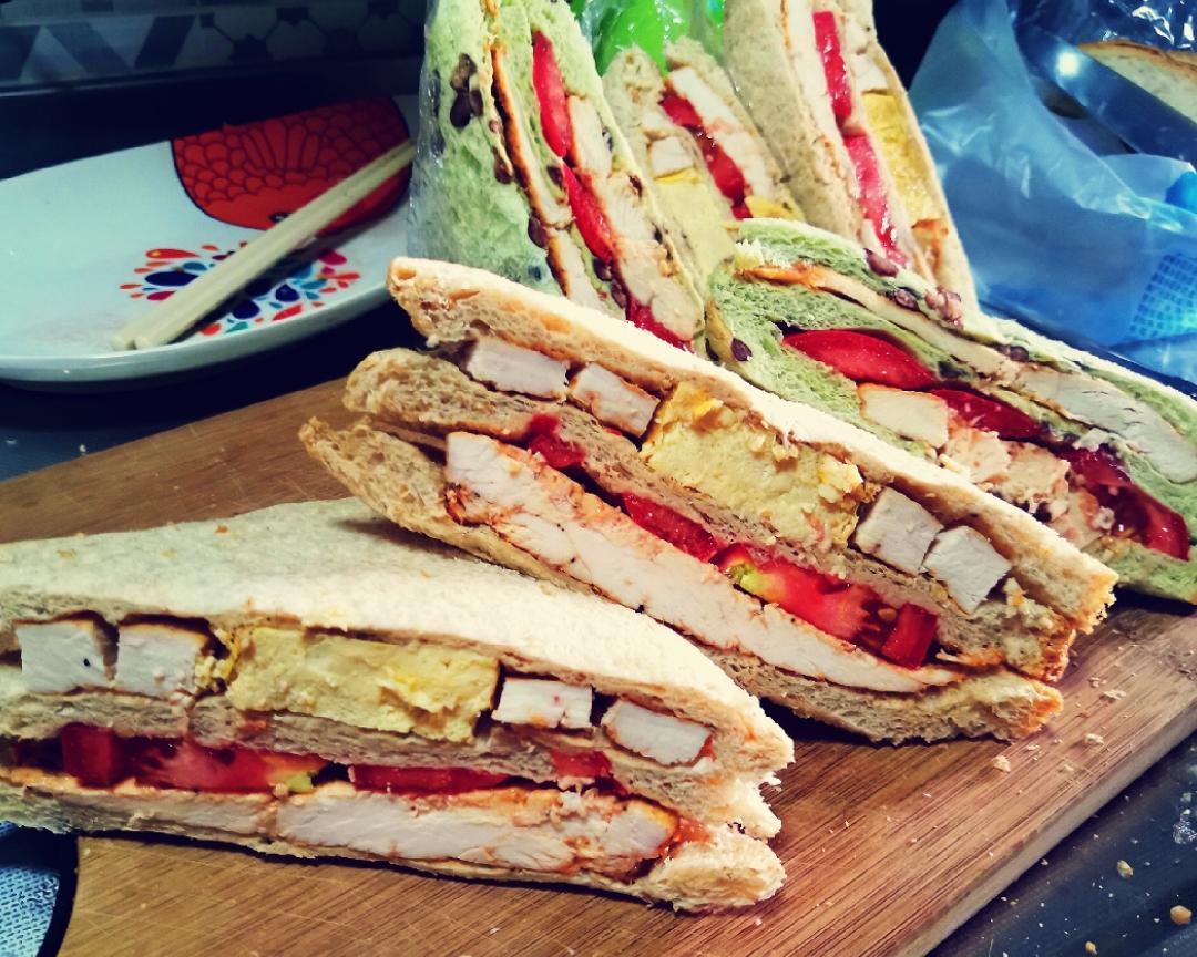 全麦三明治☆减脂又好吃