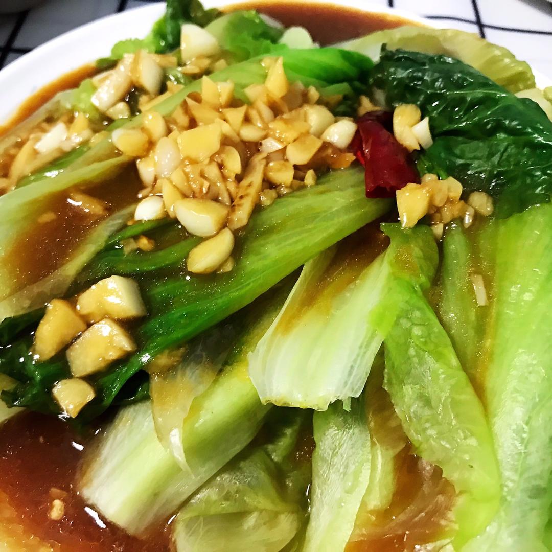 低脂蚝油生菜