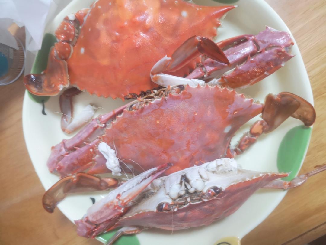 清蒸梭子蟹