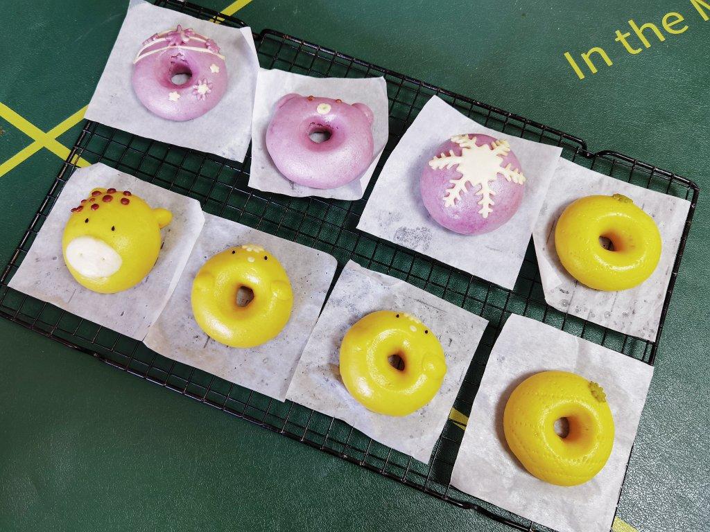 花样甜甜圈 卡通馒头