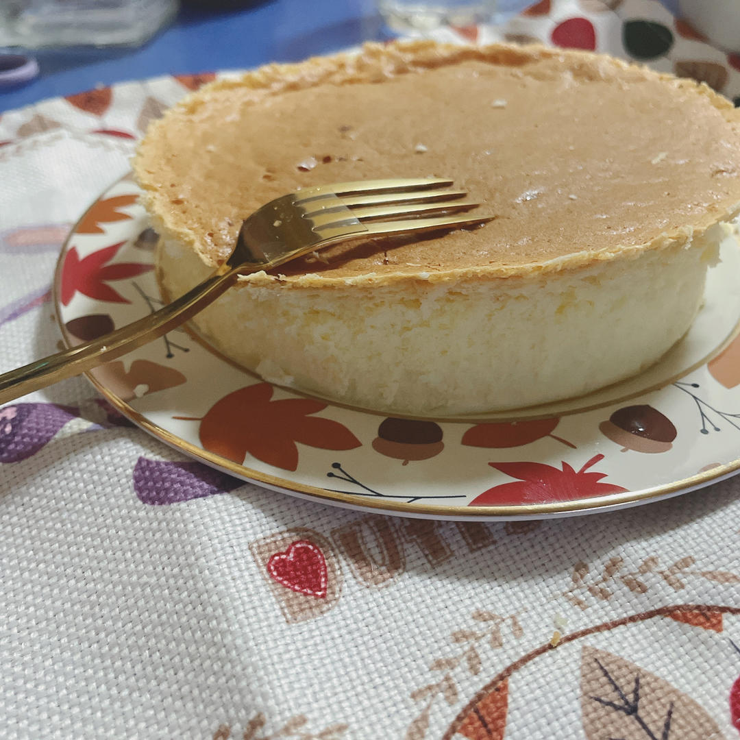 完美轻乳酪芝士蛋糕（不开裂、不回缩、不收腰、入口即融）