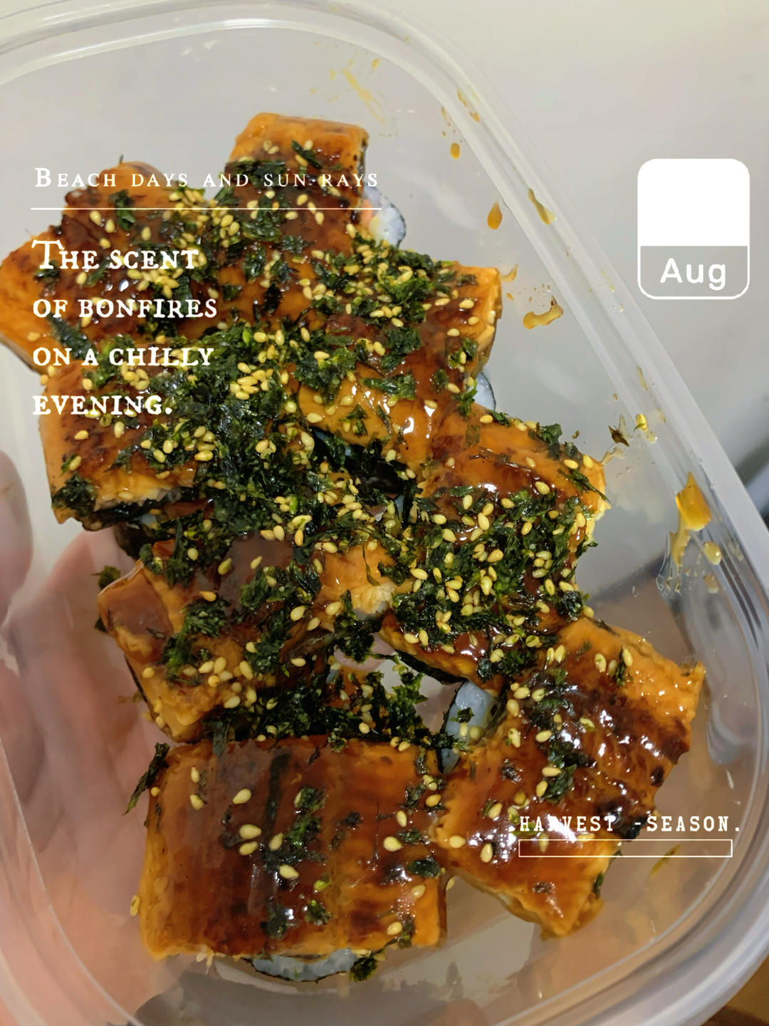 照烧鳗鱼牛油果&海虾沙拉芒果寿司