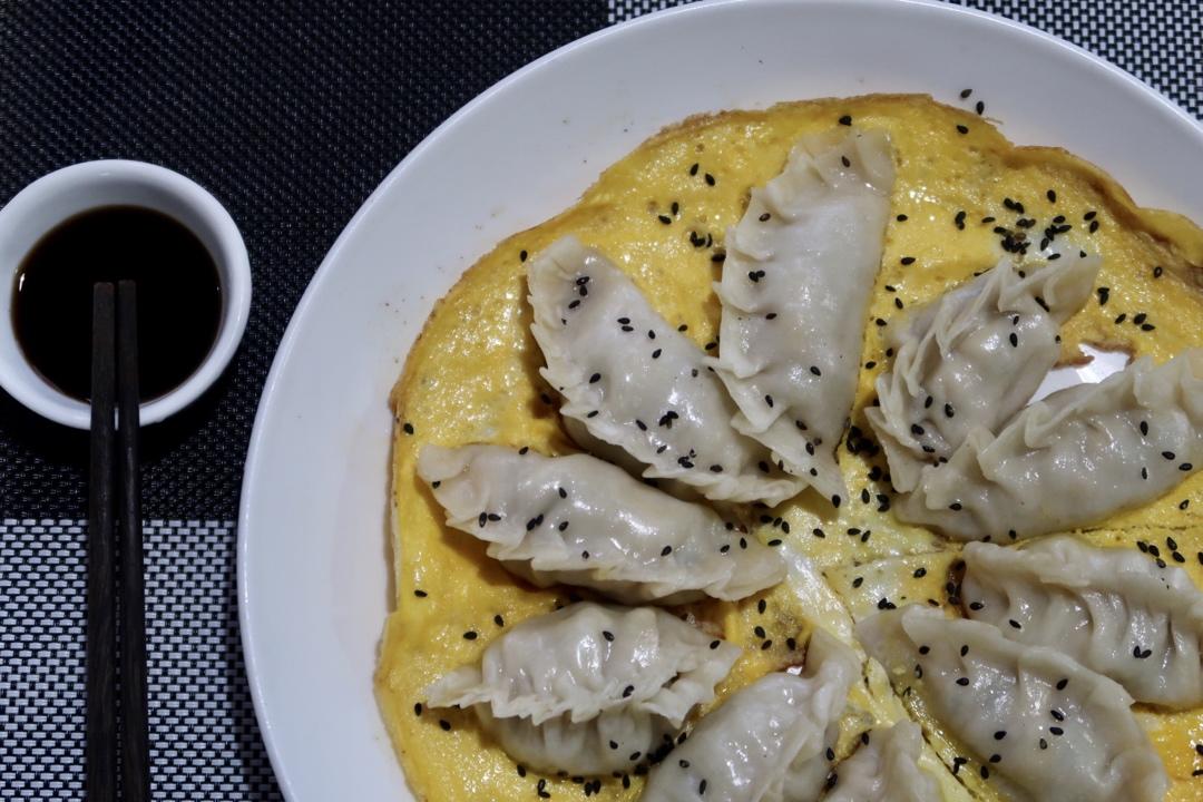 懒人快手抱蛋煎饺