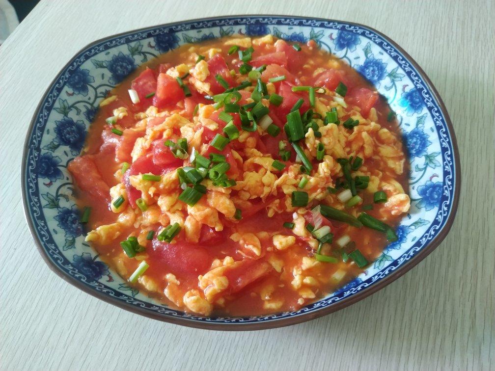 午餐晚餐家常菜浓郁西红柿炒鸡蛋🍅番茄炒蛋