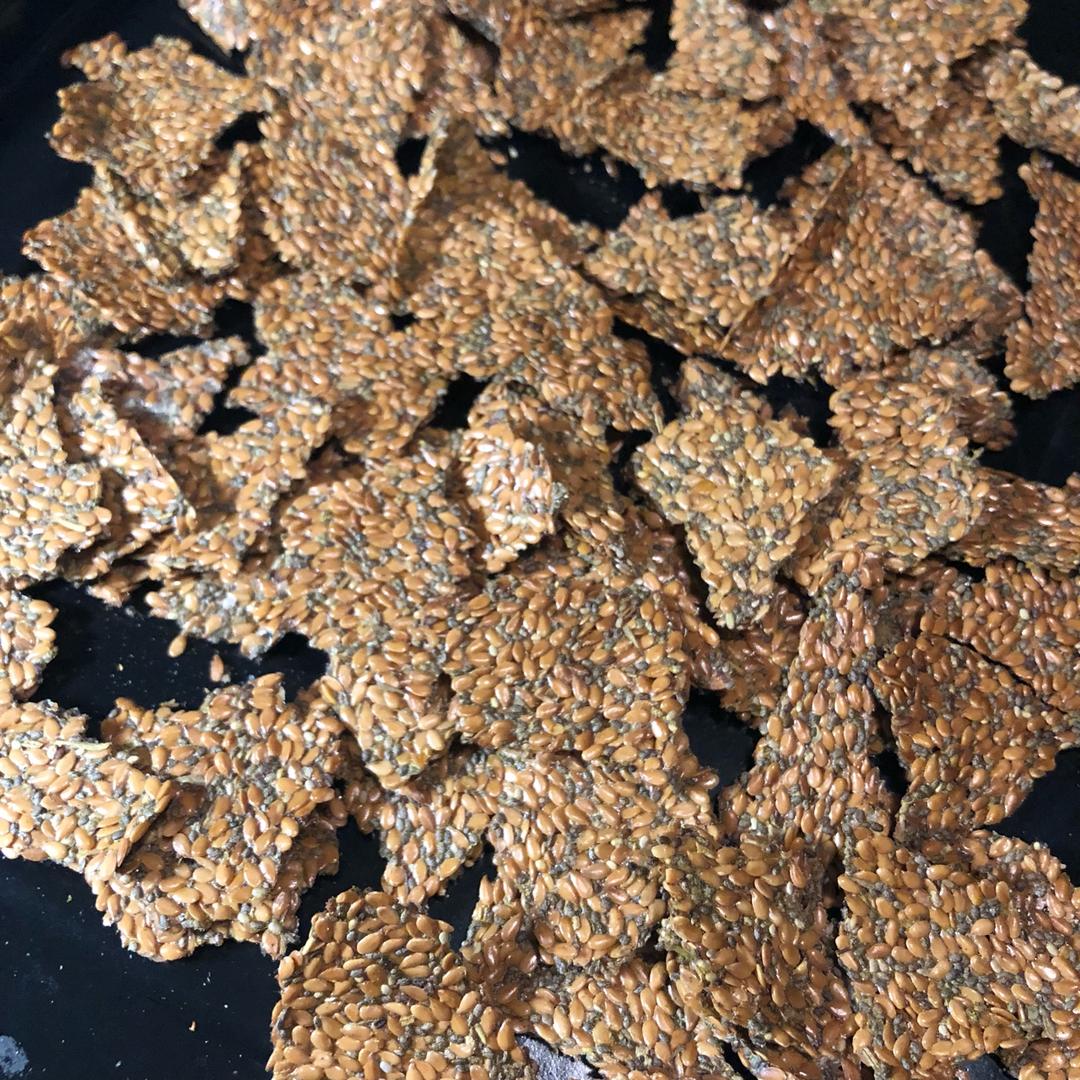 无油亚麻籽薄脆