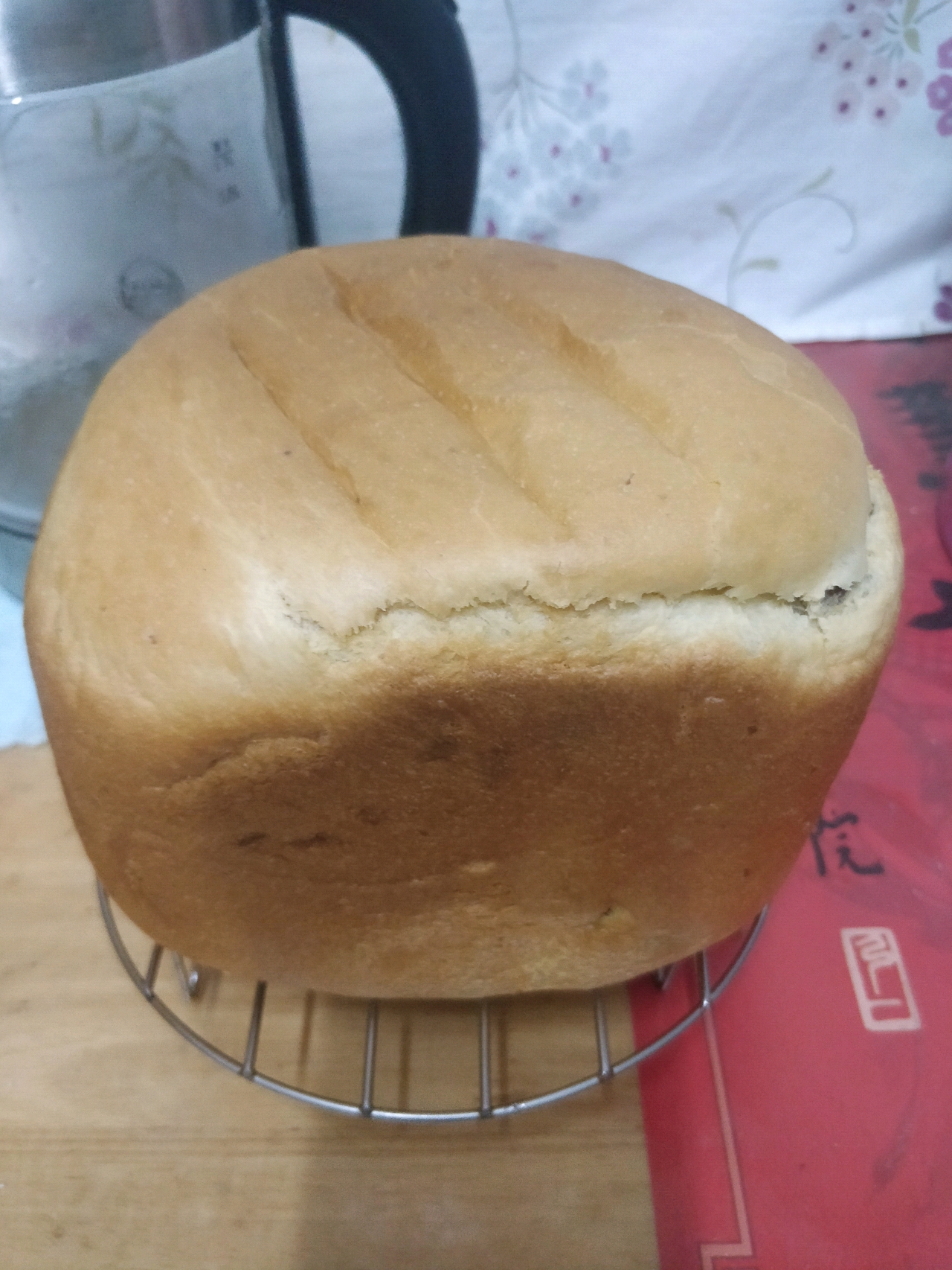 如何用面包机做出柔软的吐司面包～和面版