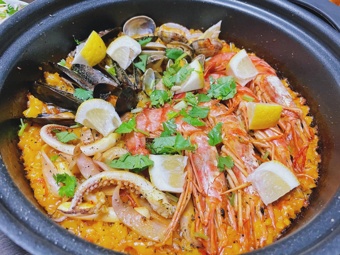 【曼食慢语】Seafood Paella 西班牙海鲜饭
