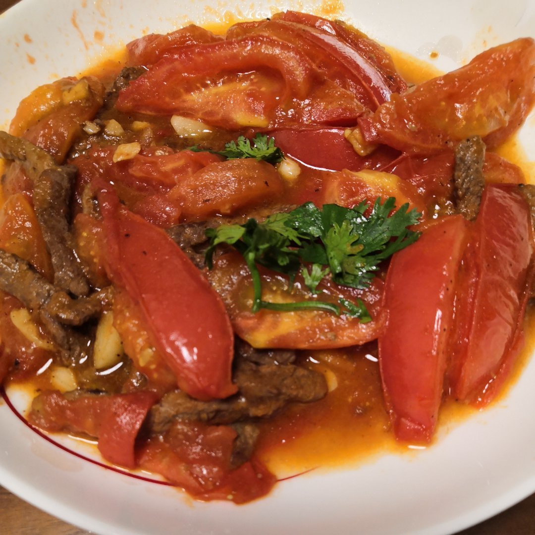 西红柿炒牛肉 经典口味