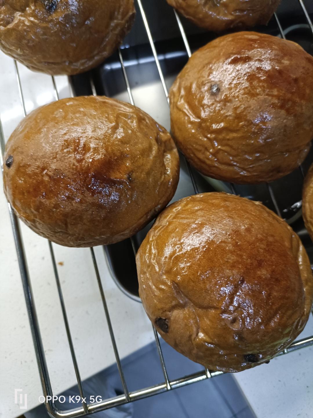 双重巧克力口感---爆浆可可小面包