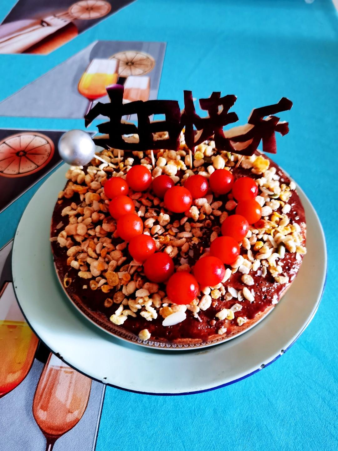 宿舍版电饭煲生日蛋糕～