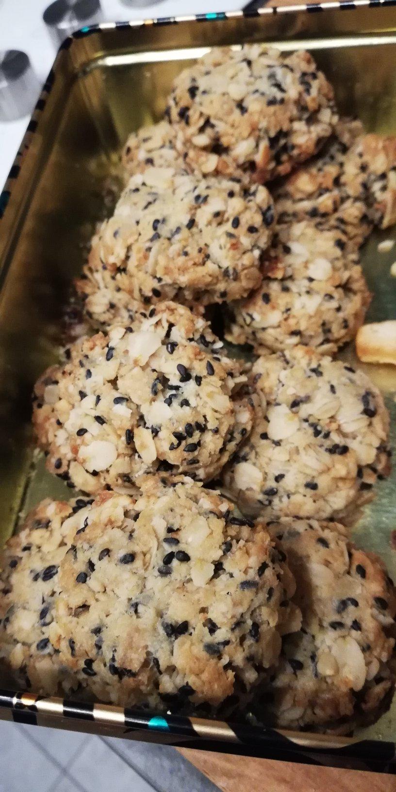 燕麦片杂果饼干（快手低油低糖）