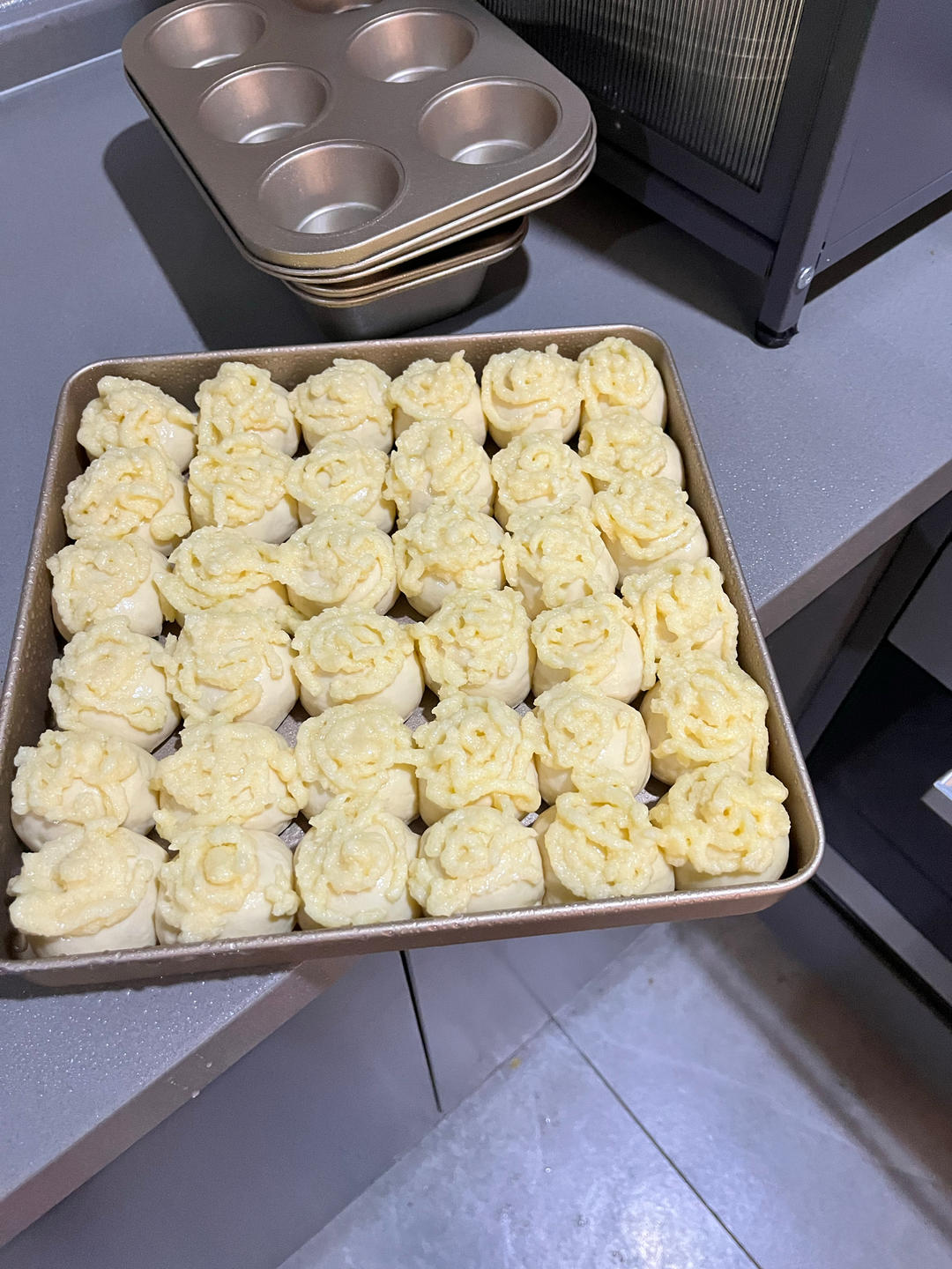 山姆同款黄油餐包，超简单在家就能复刻，卡白办了！