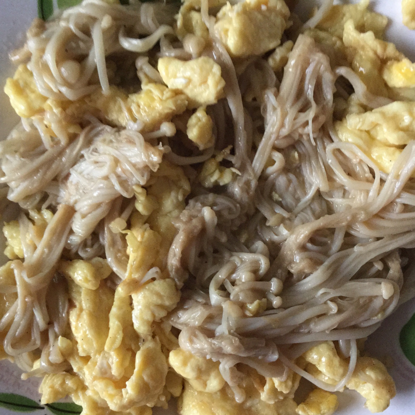 金针菇炒蛋