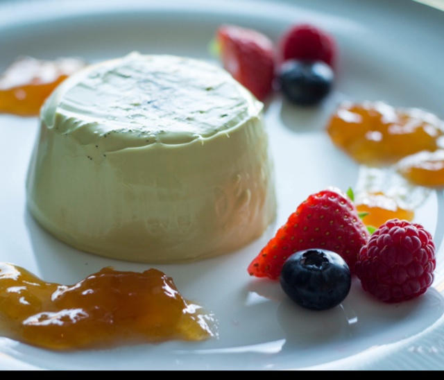 抹茶奶冻 panna cotta