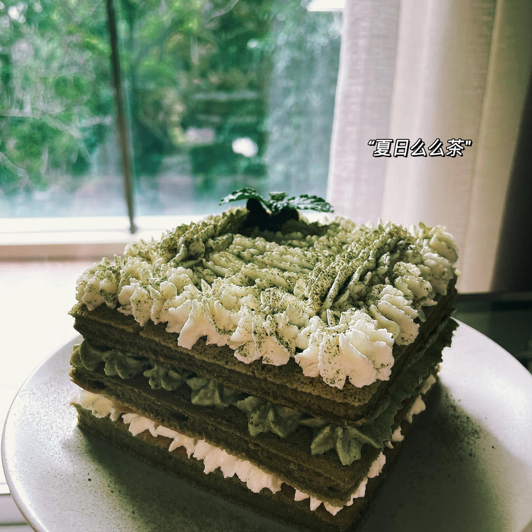 完美抹茶蜜豆蛋糕卷