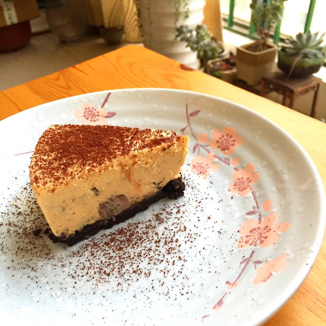 珍珠奶茶冻芝士蛋糕（免烤）