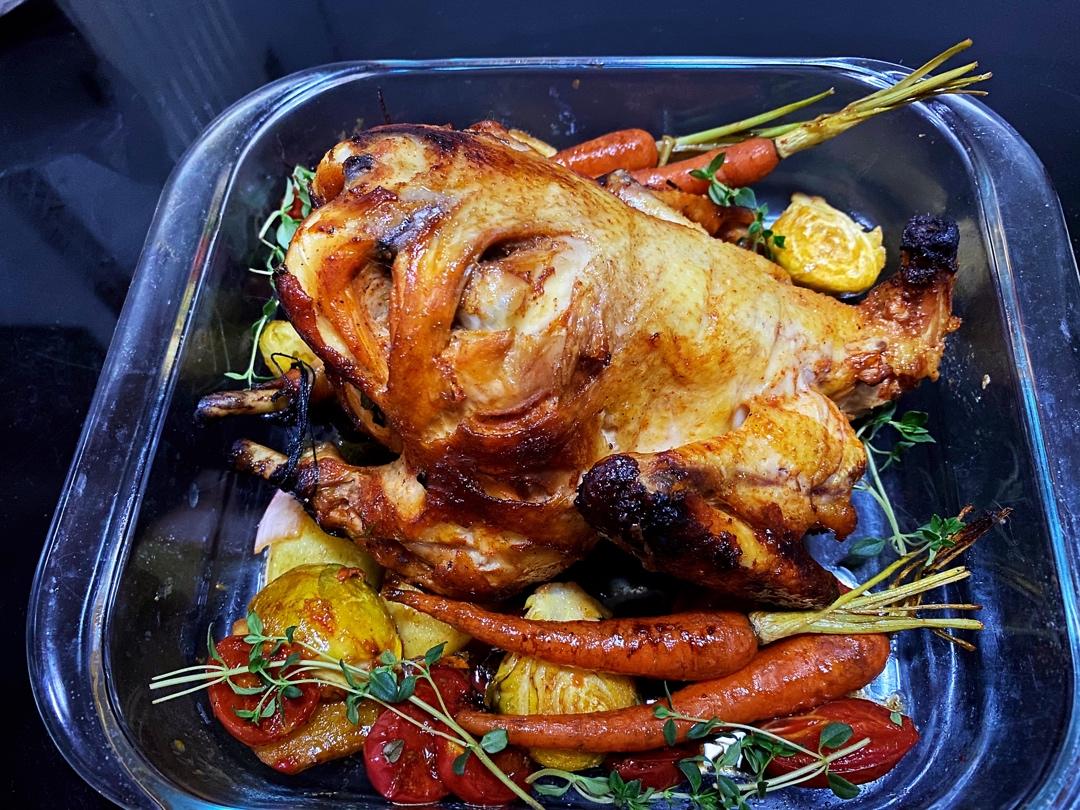 【曼食慢语】百里香黄油烤鸡