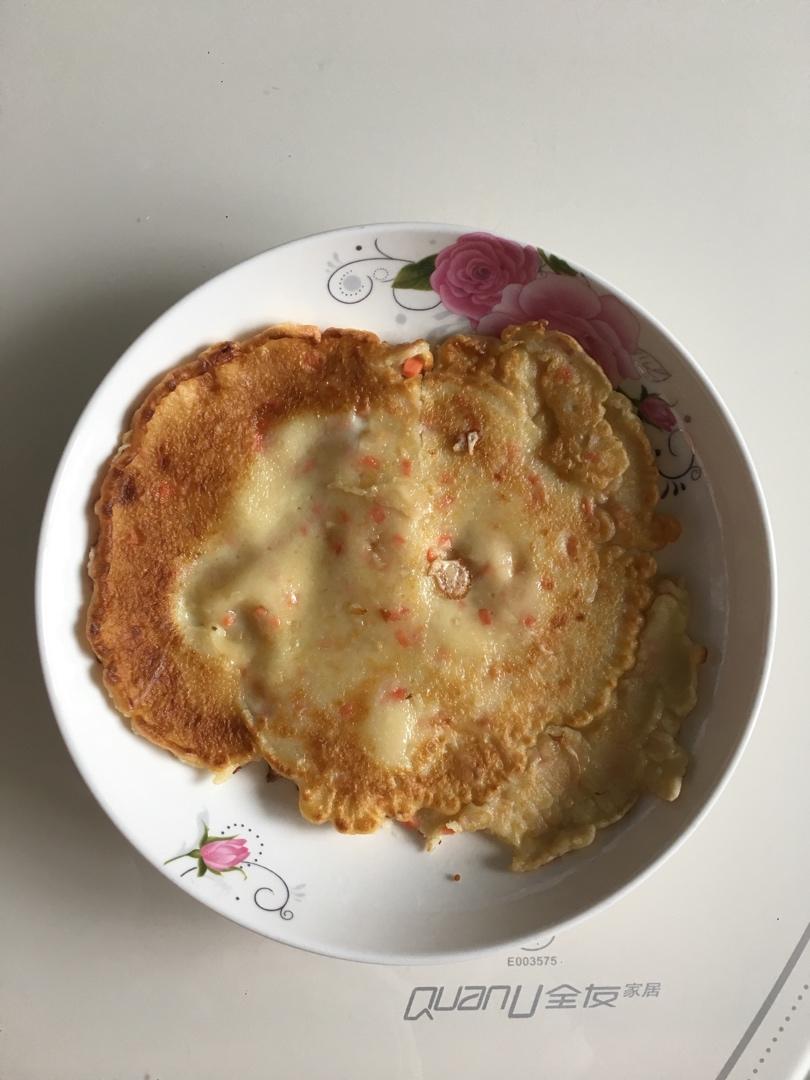 简单快手蔬菜鸡蛋煎饼