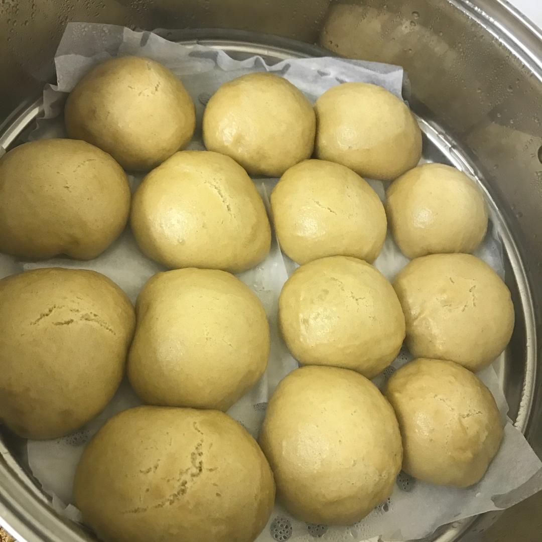 有着面包口感的红糖馒头（一次发酵）