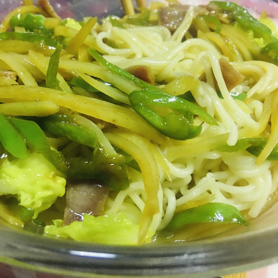 土豆丝盖浇面