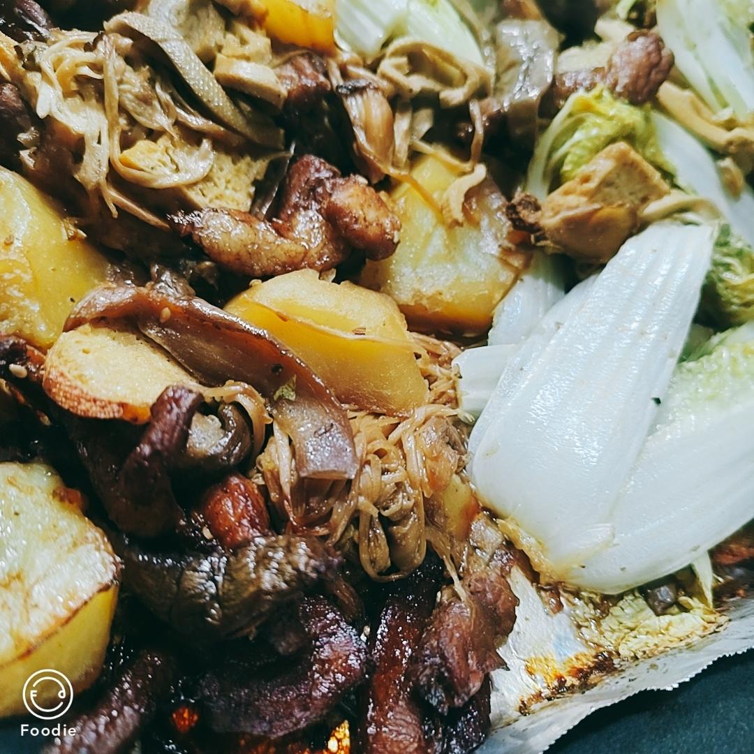 烤肉菜，孩子吃（烤箱版）