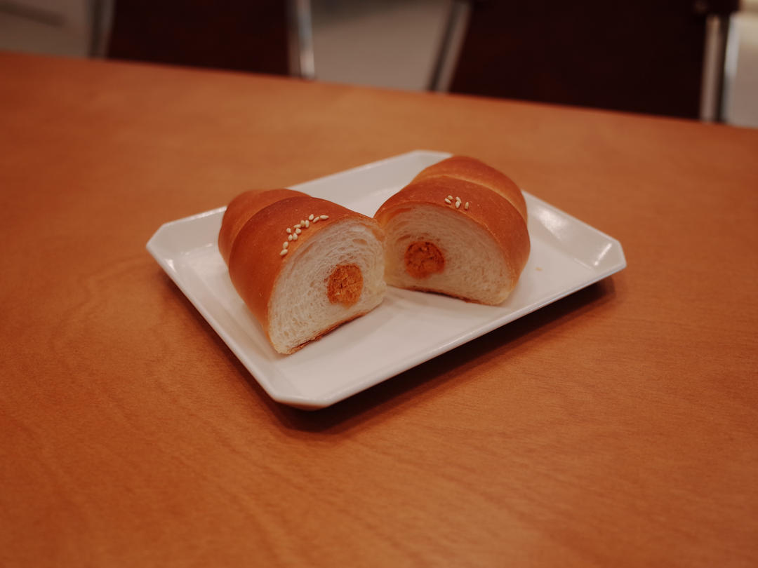 香葱肉松海盐卷