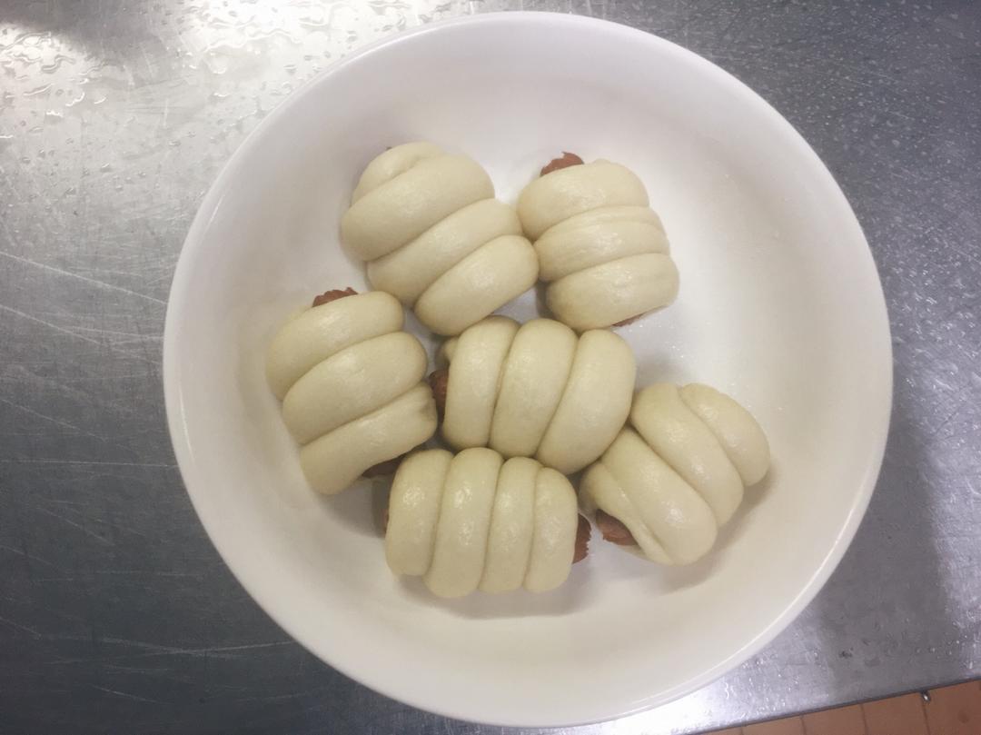 快手火腿卷～一次发酵