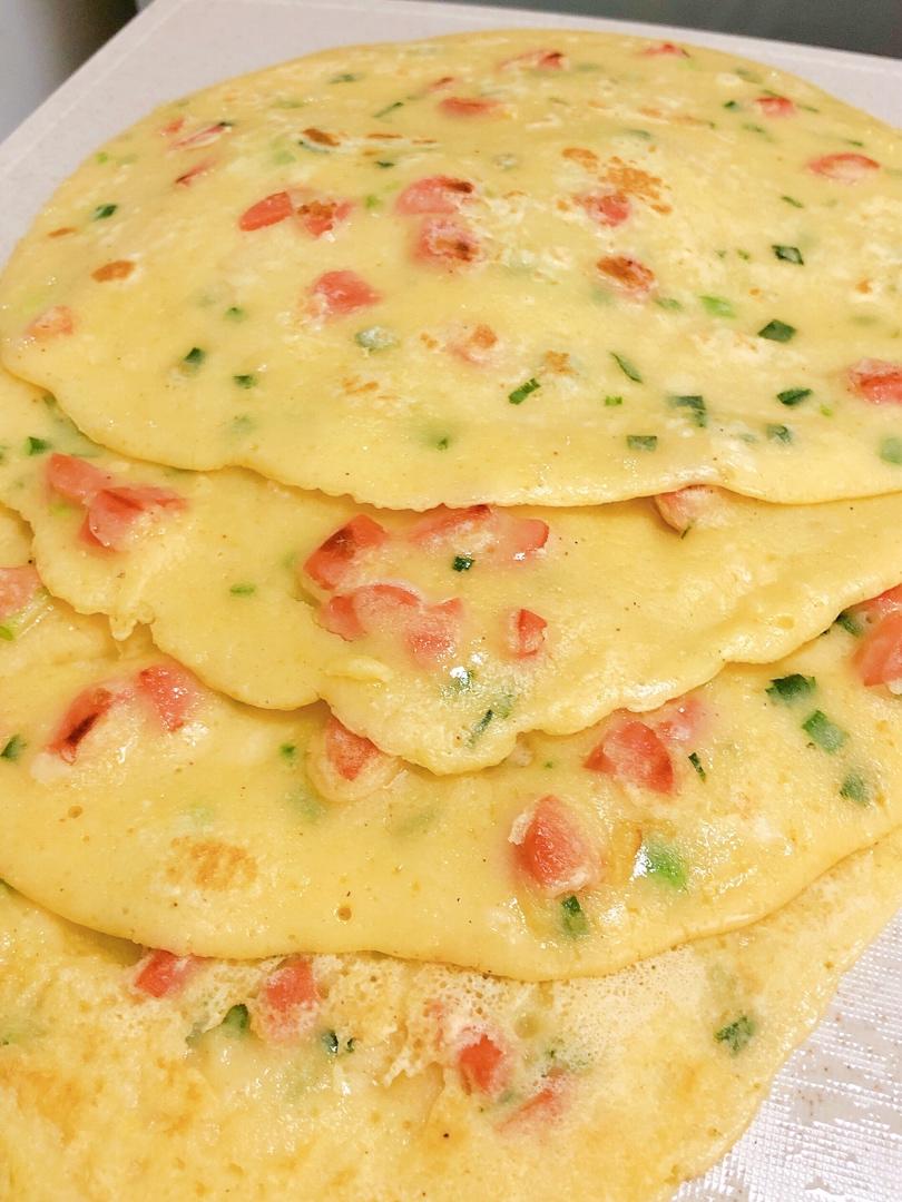 葱花鸡蛋饼