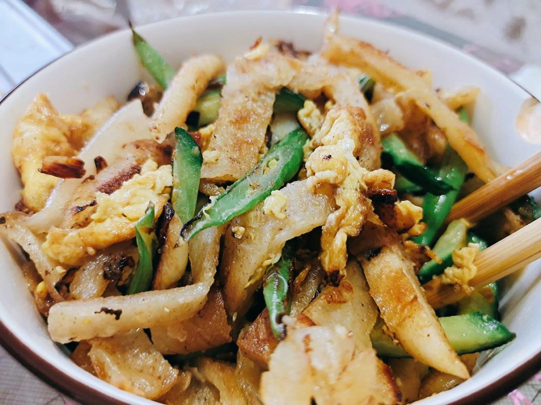 老北京素炒饼(肉炒饼)
