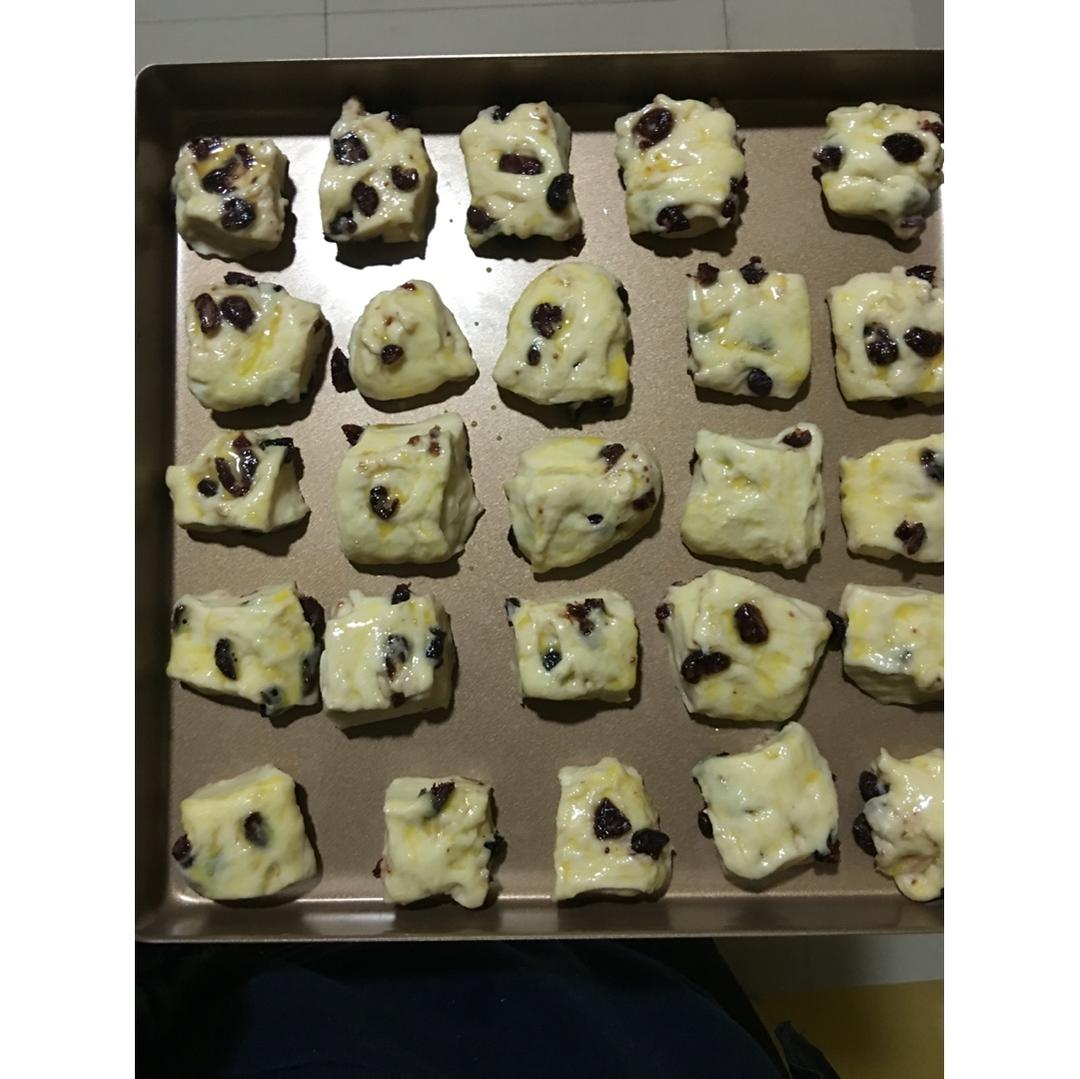 蔓越莓优格小面包块