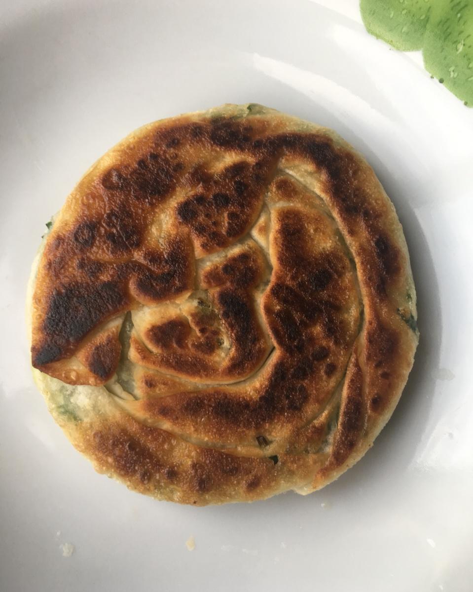 葱油饼（饺子皮版）