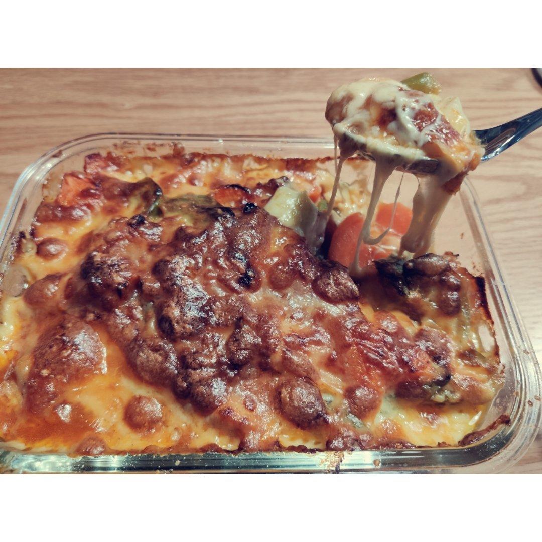 番茄鸡肉浓情焗饭【两人份】