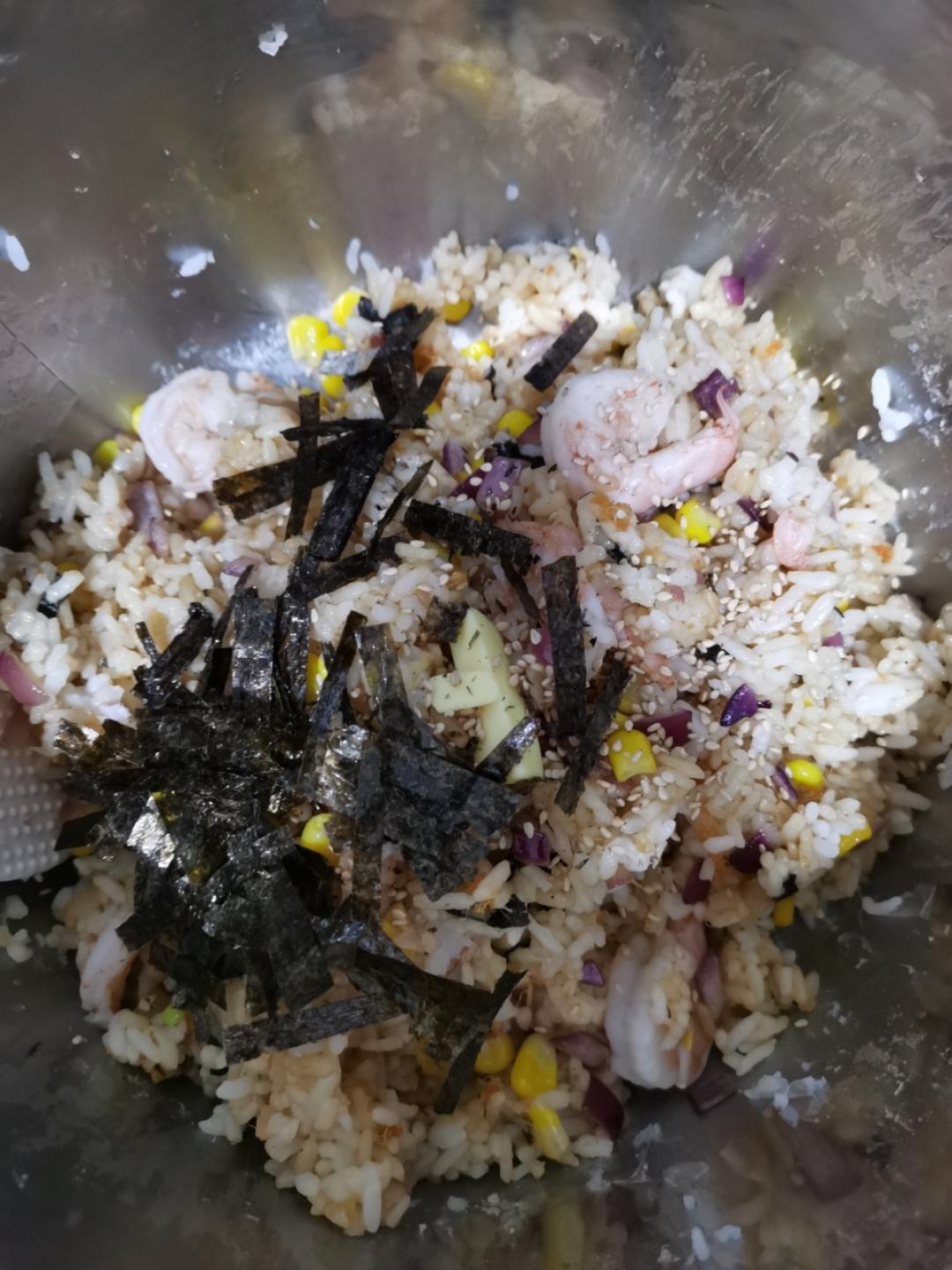【安佳】黄油肉松海苔炒饭