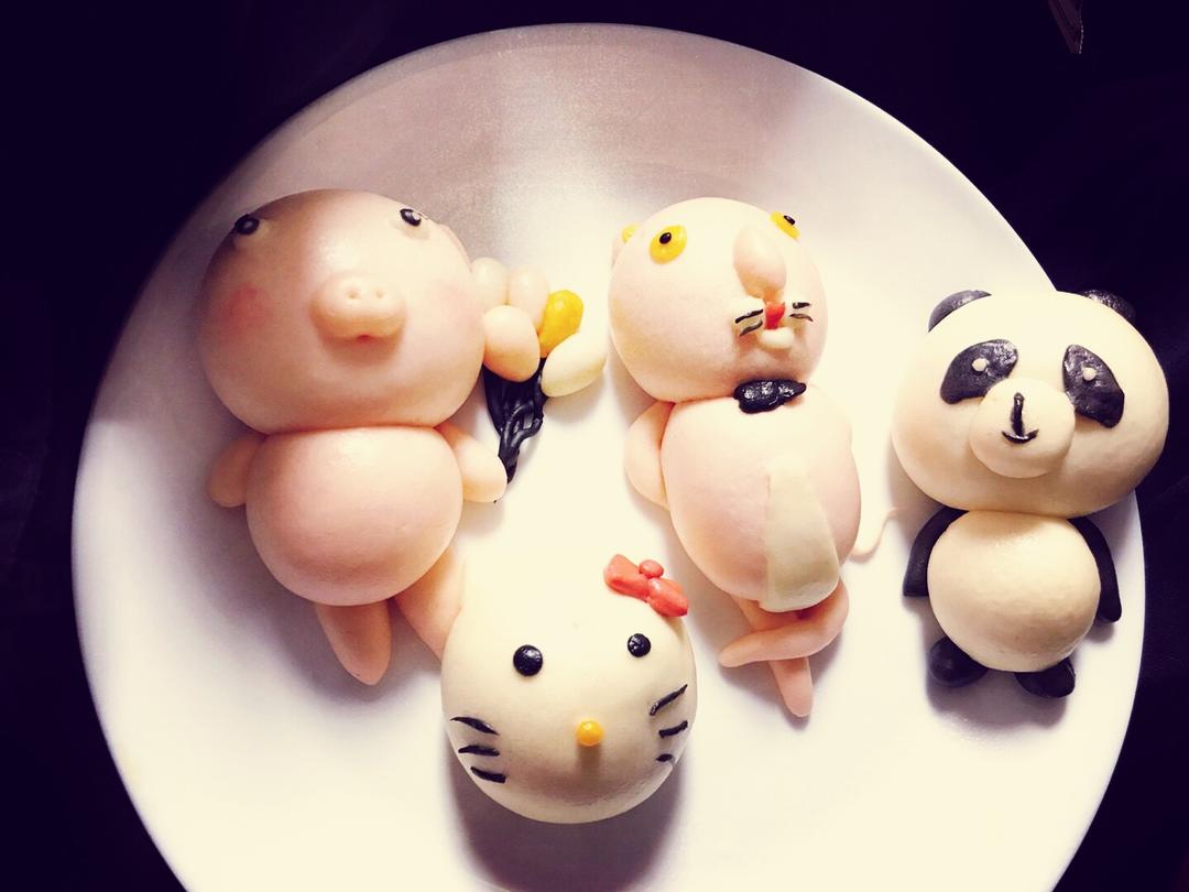 全身版憨态可掬的大熊猫叉烧包子馒头