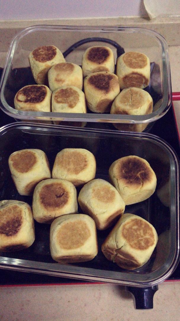网红爆浆香芋紫薯仙豆糕，只需一口平底锅