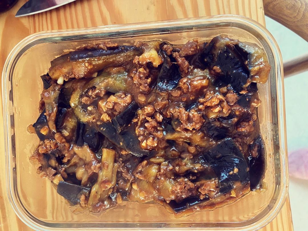 红烧肉沫茄子