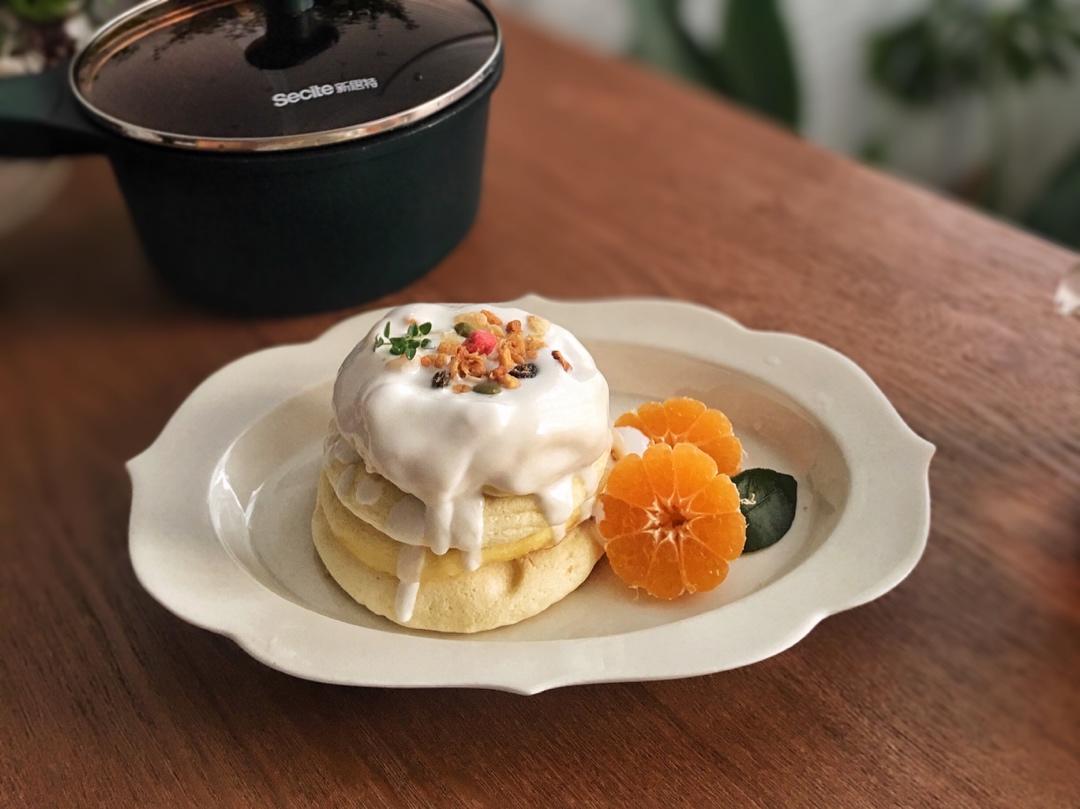 高颜值舒芙蕾松饼
