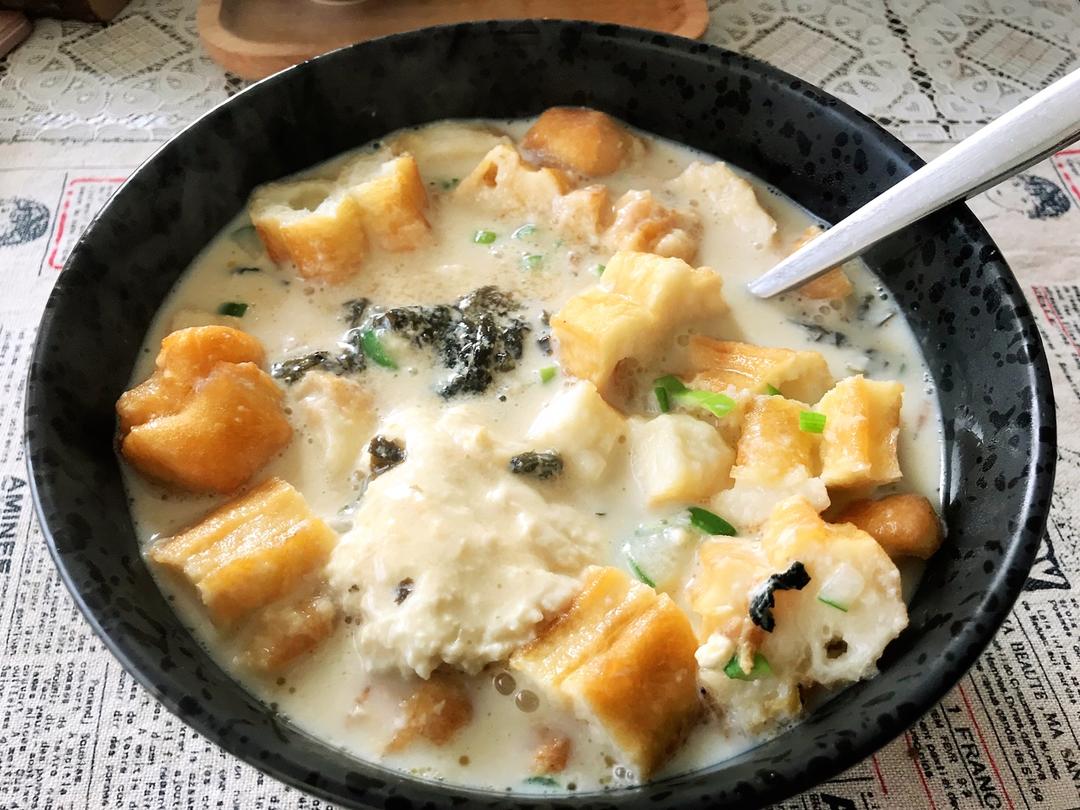 雪姨sl做的上海传统早餐——咸浆