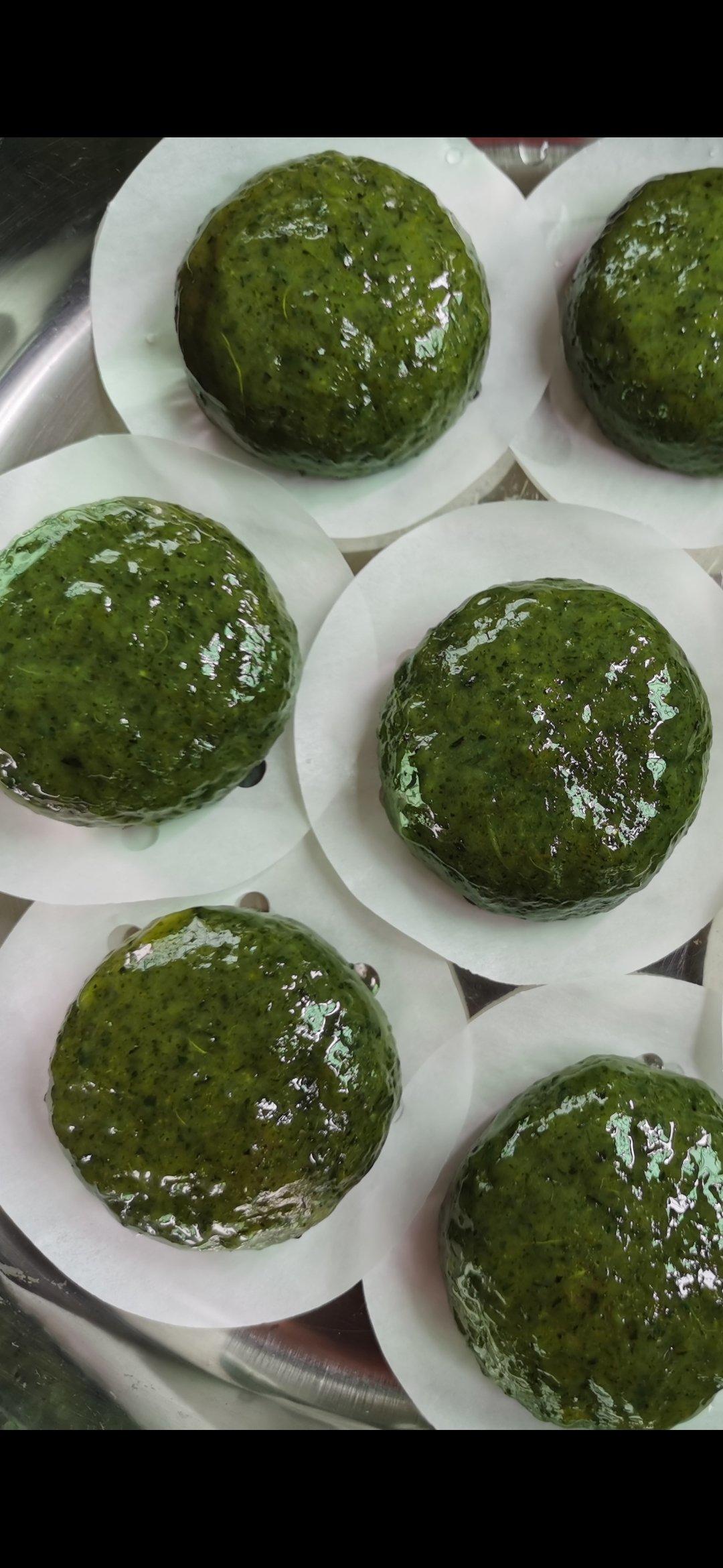 jia_wen做的艾糍(清明果,青团