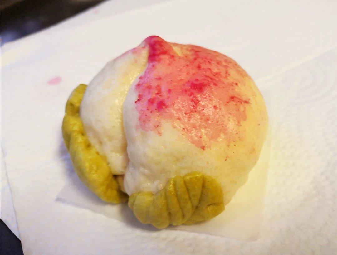 天然果蔬粉、寿桃（造型馒头/桃子馅儿包子）