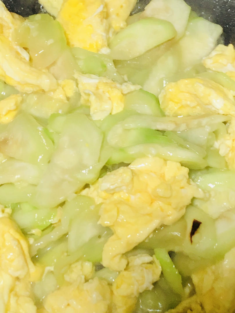 丝瓜炒鸡蛋
