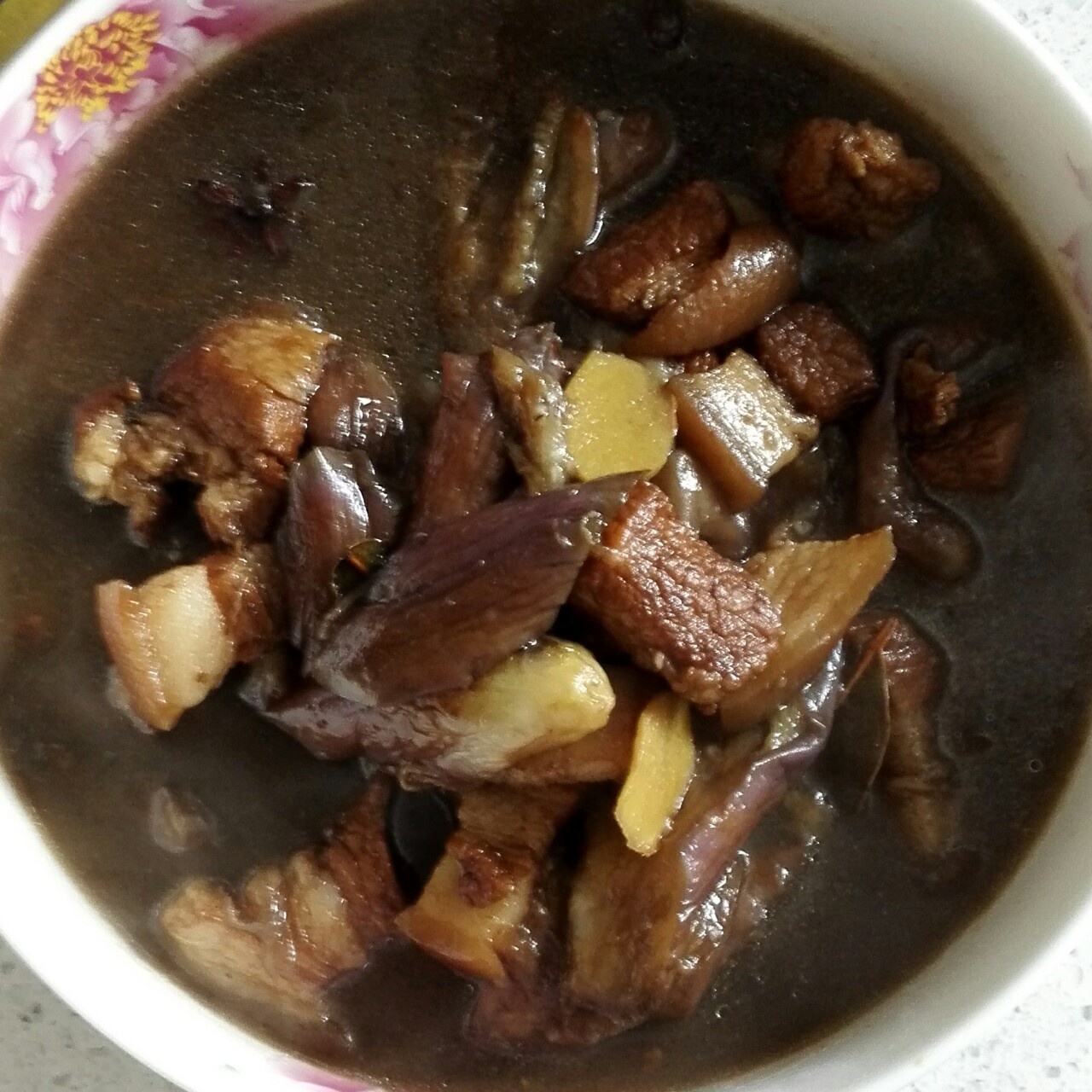 茄子烧肉