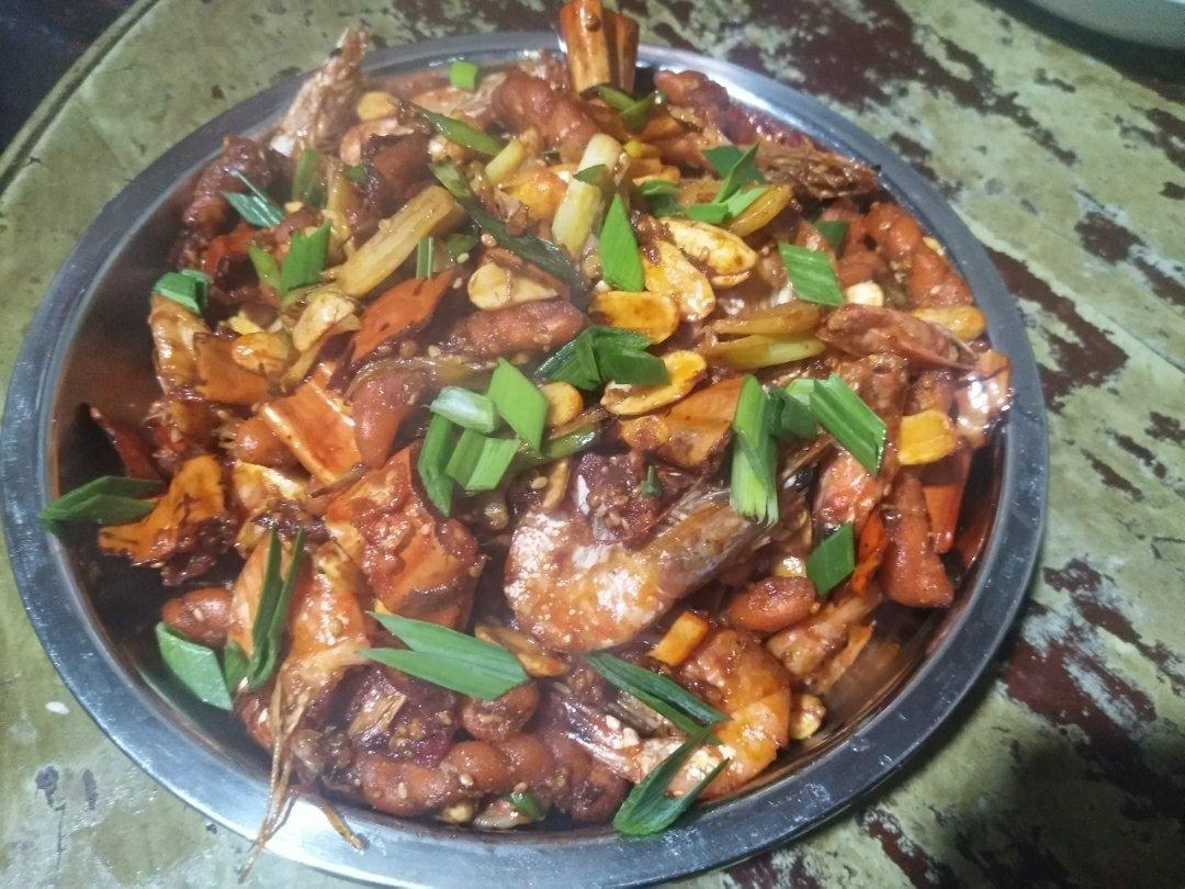 香酥麻花炒虾