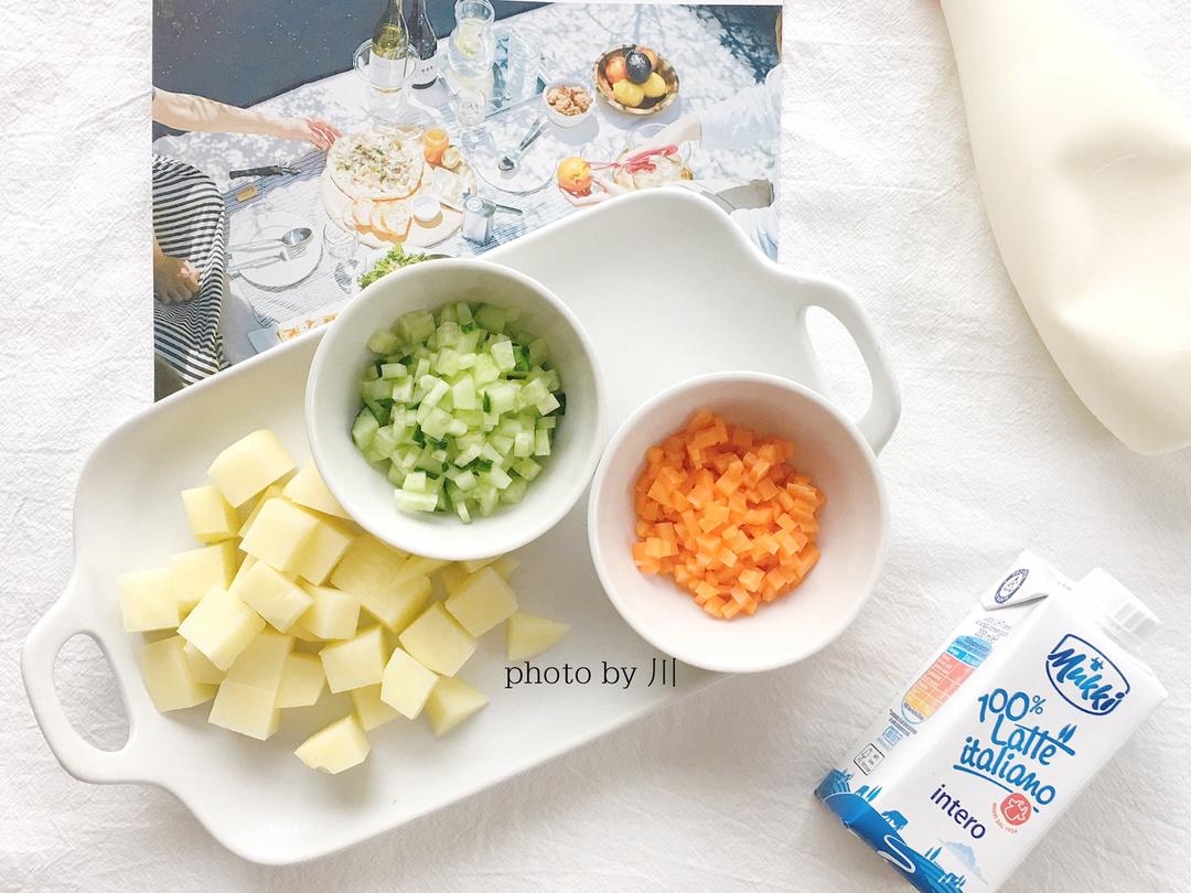 纯奶手撕吐司的做法 步骤1